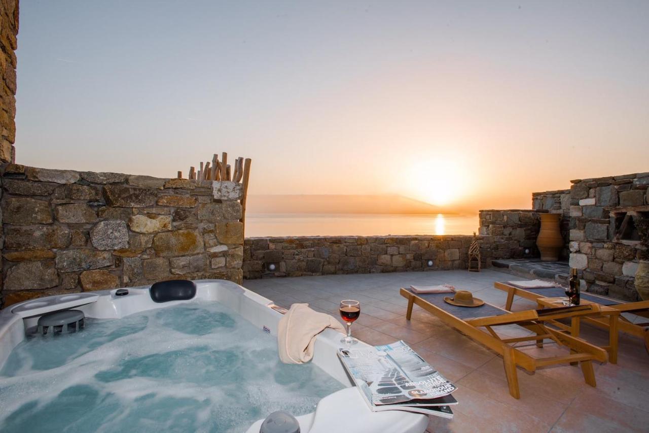 Апартаменти Gorgeous Studio In Cycladic Architecture Overlooking The Aegean Houlakia  Екстер'єр фото