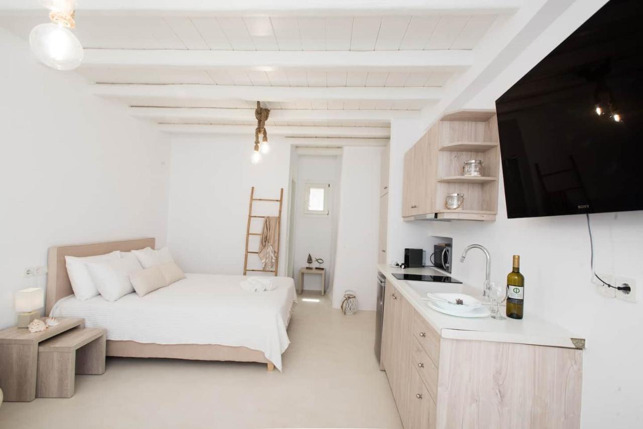 Апартаменти Gorgeous Studio In Cycladic Architecture Overlooking The Aegean Houlakia  Екстер'єр фото
